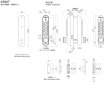 画像5: KEYLEX,キーレックス 500シリーズ 面付本締錠・両面ボタン (5)