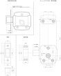 画像6: KEYLEX,キーレックス 2100シリーズ 面付本締錠 (6)