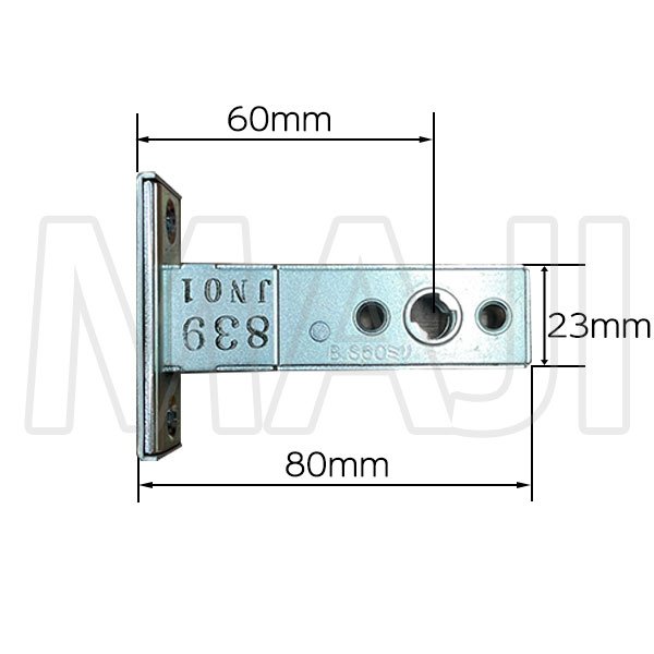 画像2: MIWA TESP YKK向け 補助錠ケース HH-J-0546 (2)