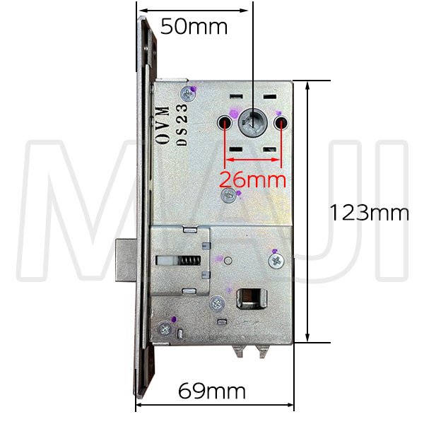 MIWA PESP YKK向け プッシュプル錠 主錠ケース HH-3K-18360-DC