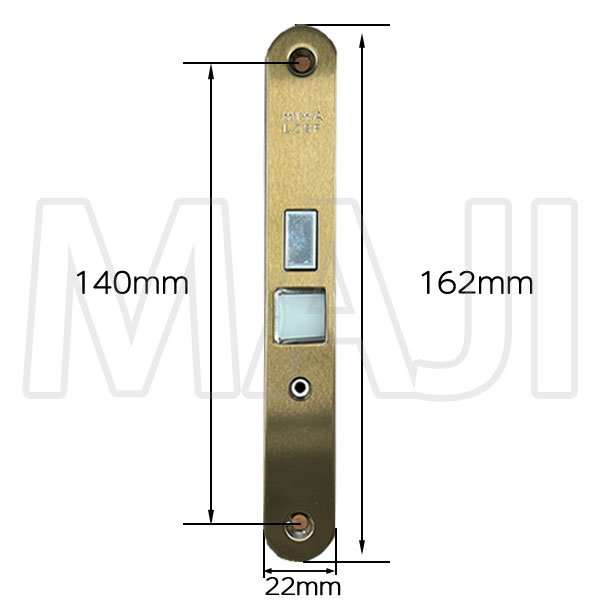 画像4: MIWA LZSP YKK向け 主錠ケース HH-4K-14869 (4)
