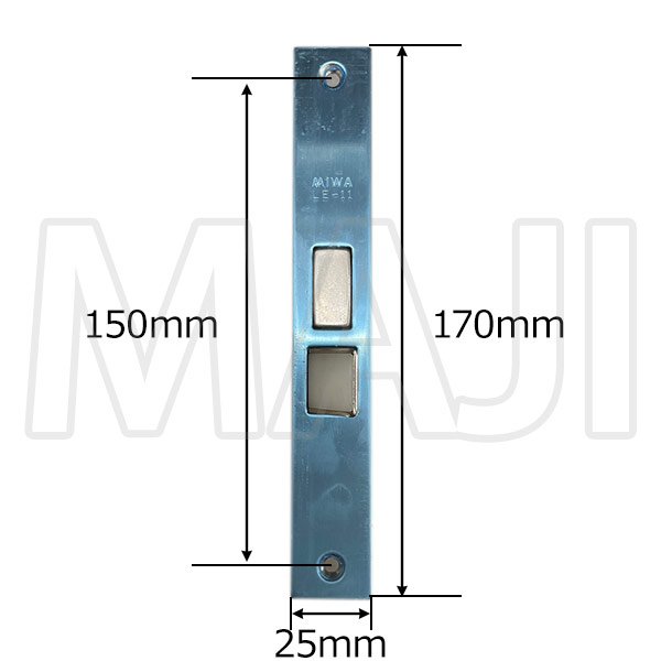 画像3: MIWA LE-11 YKK向け 主錠ケース HH-2K-13919 (3)