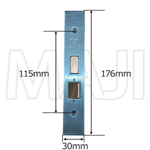 画像3: MIWA PA YKK向け 主錠ケース HH-J-0118 (3)