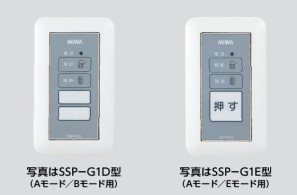 画像2: MIWA,美和ロック SSP-G1D,SSP-G1E 操作表示器 (2)