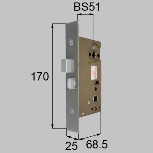 画像2: GOAL,ゴール TX トステム向け QDA840 取替用錠ケース 左右共用タイプ (2)