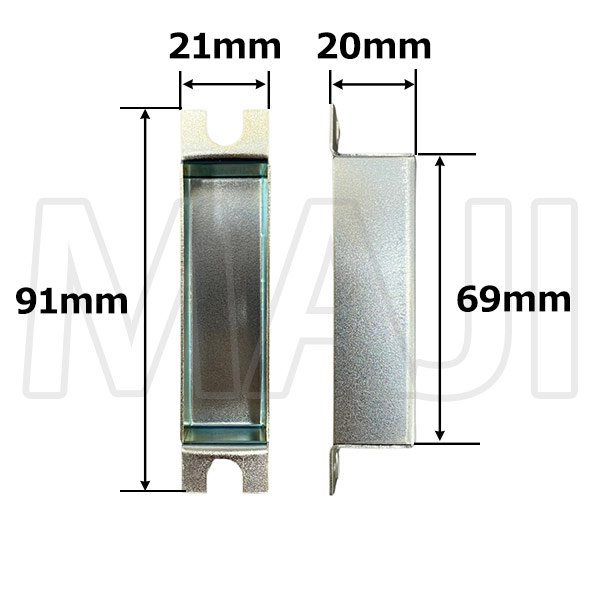画像4: LIXIL,リクシル　BEST-KQB136　錠ケース交換用(メイン箱錠)　クラーク扉用ロックケース KQB-136 BESTのDCXZ001のシリンダー対応品 バックセット64mm 左右共用タイプ (4)