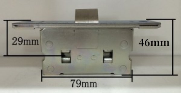 画像2: MIWA,美和ロック　MIWA　ロックケース　三協アルミ 店舗用ドアTX用　WD-1690-00NA (2)