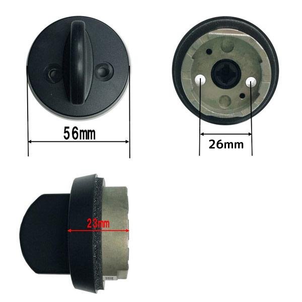 画像3: MIWA,美和ロック　MIWA FDG　三協立山アルミ扉向け　サムターン　WD5111 (3)