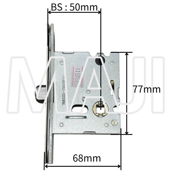 画像2: WEST 浴室ドア YKK向け サニセーフII用錠ケース YSHHW-HH2K-16790 (2)
