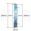 画像3: MIWA,美和ロック TRU-1型 強化ガラスドア錠用ケース (3)