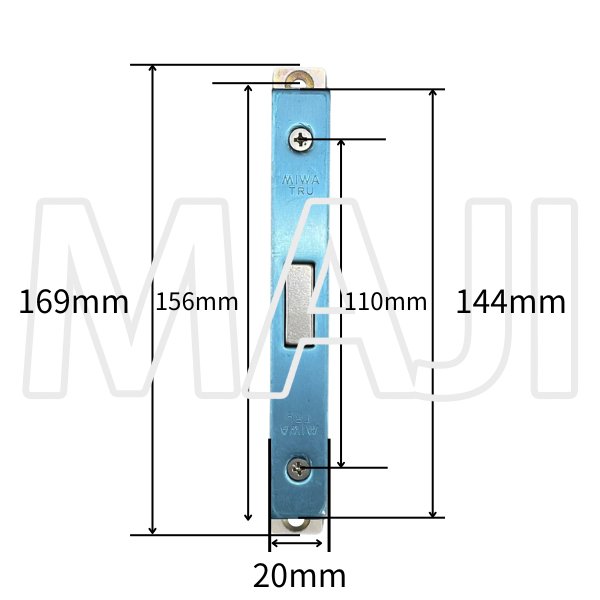 画像3: MIWA,美和ロック TRU-1型 強化ガラスドア錠用ケース (3)