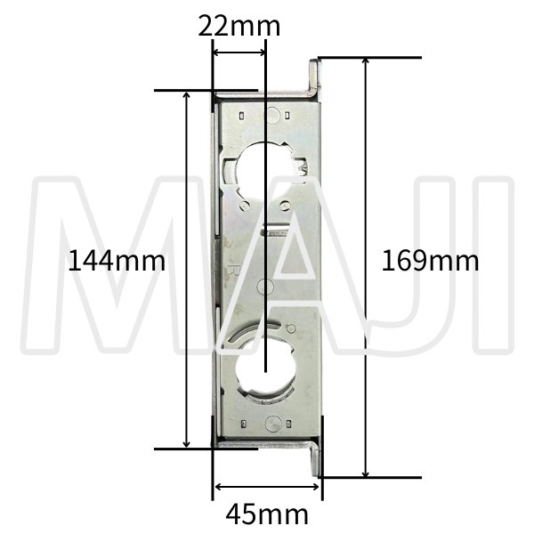 画像2: MIWA,美和ロック TRU-1型 強化ガラスドア錠用ケース (2)