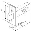 画像2: MIWA TE-02   YKK向け　補助錠ケース　HH-J-0567　旧エミネント 両開きプッシュプル錠用 (2)
