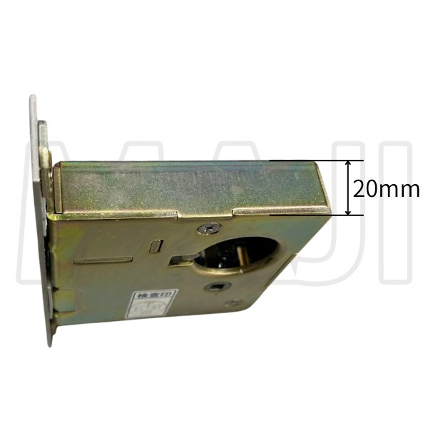 画像4: LIXIL,リクシル　BEST-KQB137A　錠ケース交換用(サブ箱錠)　クラーク扉用ロックケース　　KQB-137A　　BESTのDCXZ001のシリンダー対応品 バックセット64mm 左右共用タイプ (4)