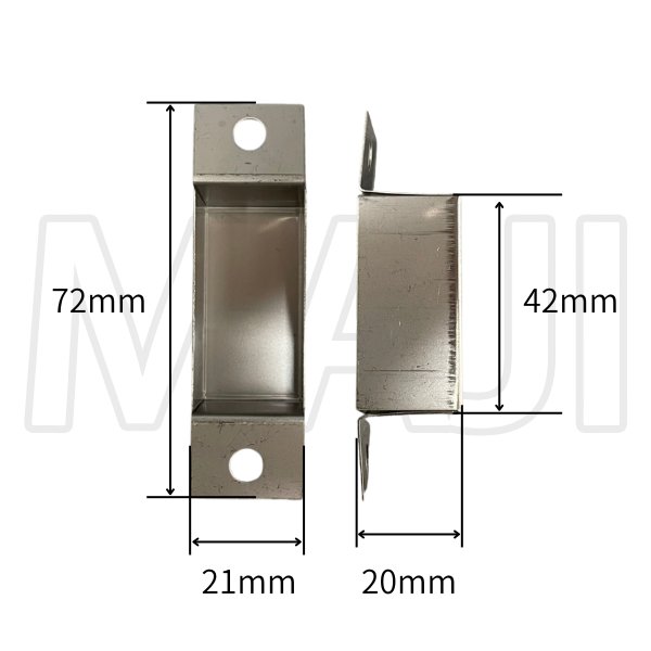 画像6: LIXIL,リクシル　BEST-KQB137A　錠ケース交換用(サブ箱錠)　クラーク扉用ロックケース　　KQB-137A　　BESTのDCXZ001のシリンダー対応品 バックセット64mm 左右共用タイプ (6)