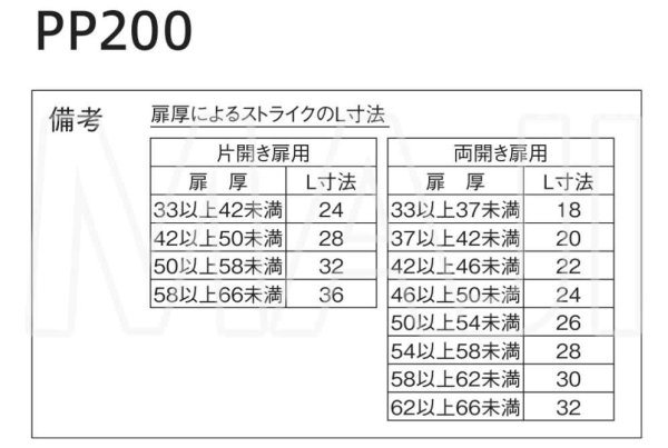 画像4: Clavis,クラヴィス　プッシュプルハンドル錠　PP200 (4)