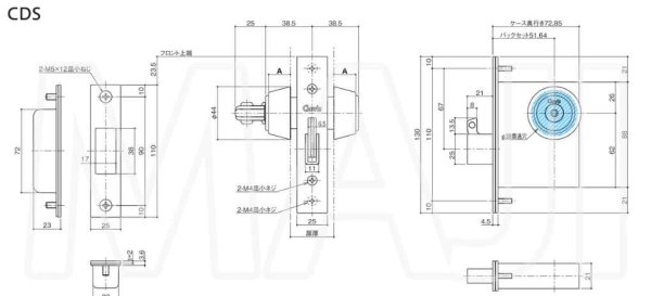 画像4: Clavis,クラヴィス,クラビス　PP200　PP  CDS  F22  T20  RT プッシュプルハンドル錠　 (4)