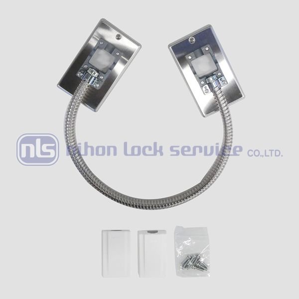 画像3: MIWA,美和ロック　TEP-8 面付通電金具（プレート付/通電コード3200mm付） (3)