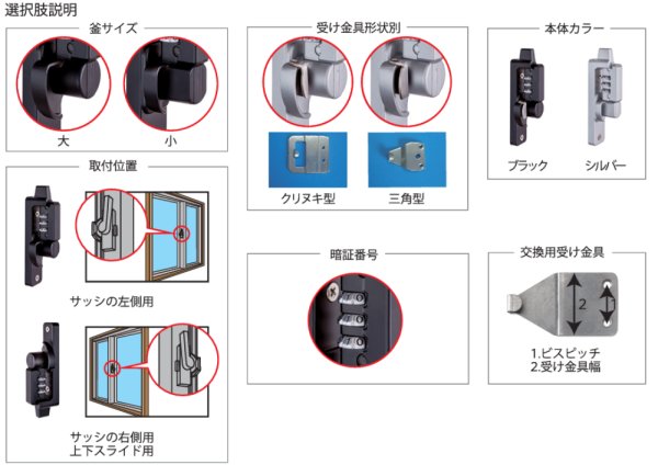 画像5: ダイヤル式防犯クレセント錠　あかないんです (5)