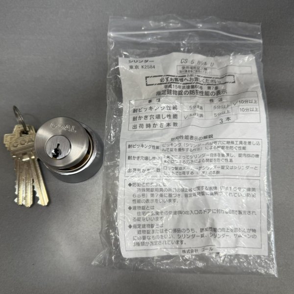 画像1: GOAL  P-CS5Bシリンダー　11色　カラーなし (1)