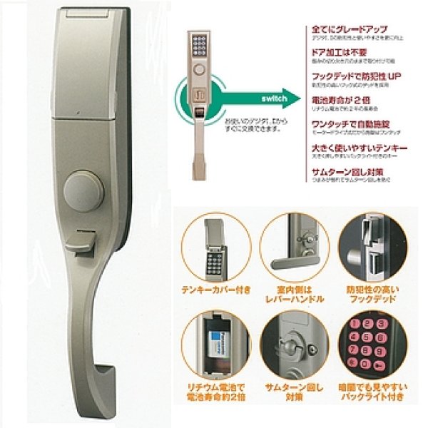 画像2: ALPHA,アルファ edロックII(ed2) ブロンズ色、バックセット60ミリ 長期在庫 箱汚れ品 (2)