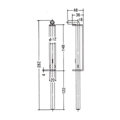 画像1: PLUS,プラス　D-84　ユニクロ門落し（小）