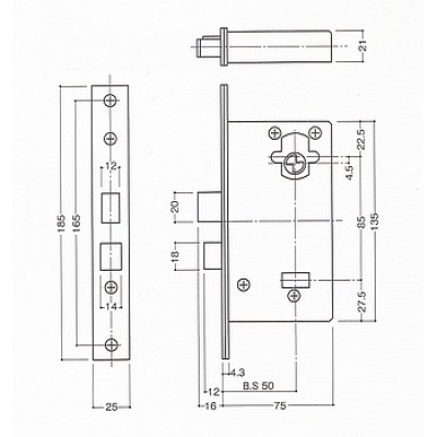 画像1: WEST,ウエスト　P15　ロックケース