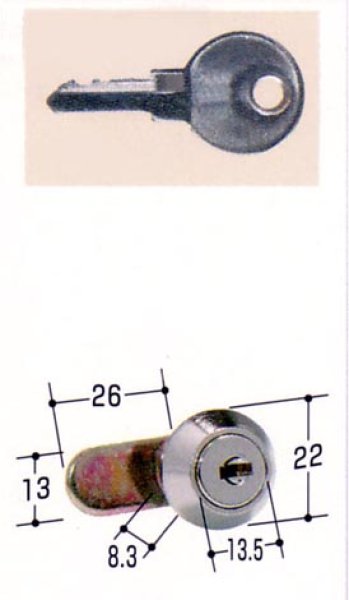 画像1: KR-90　C-600の鍵交換 (1)