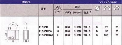 画像2: ABLOY,アブロイ　南京錠　PL330Dシリーズ