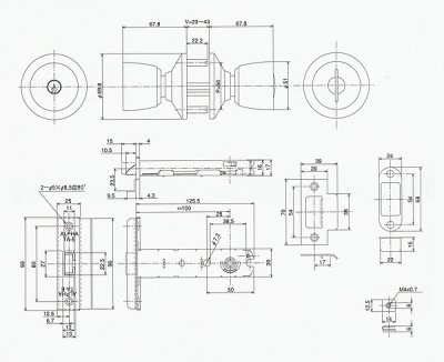 画像2: ALPHA, アルファ　ミリオンロック　Ｗロック取替用玉座セット　33M05, D36M05 シリーズ