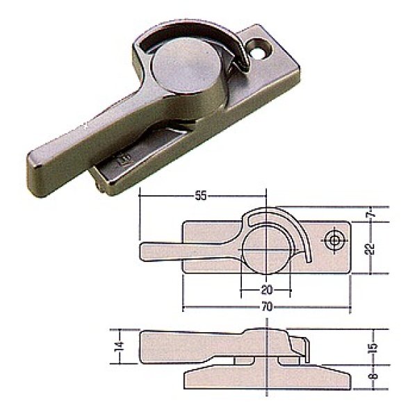 画像2: KC-51　不二サッシ　クレセント　 (2)