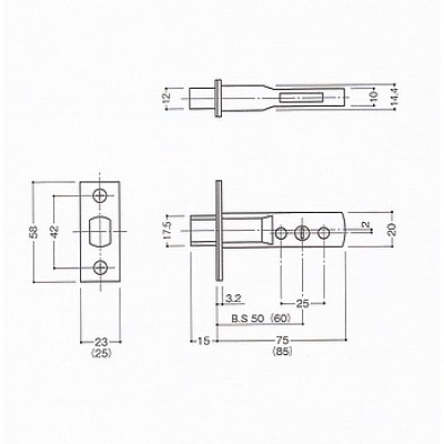 画像1: WEST,ウエスト　T15/16　ロックケース