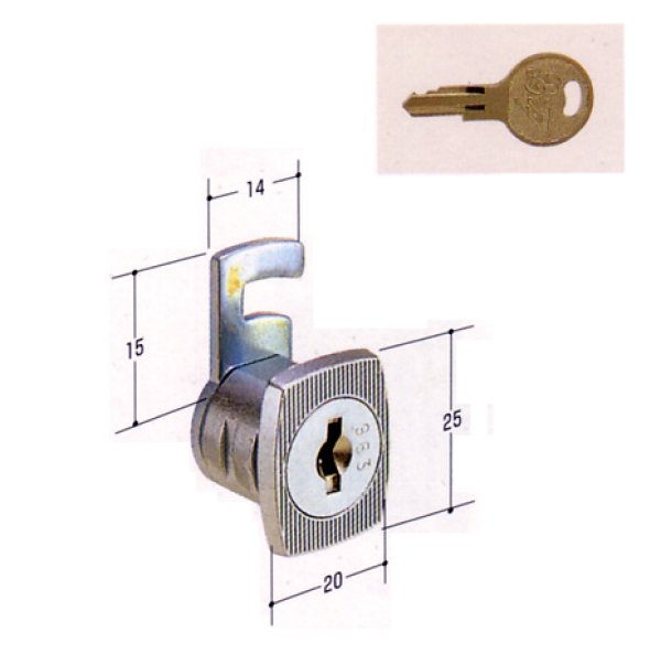 画像1: 60-4Sの鍵交換　KR-41 (1)