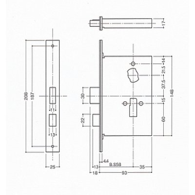 画像1: WEST,ウエスト　C66　ロックケース　PATENT