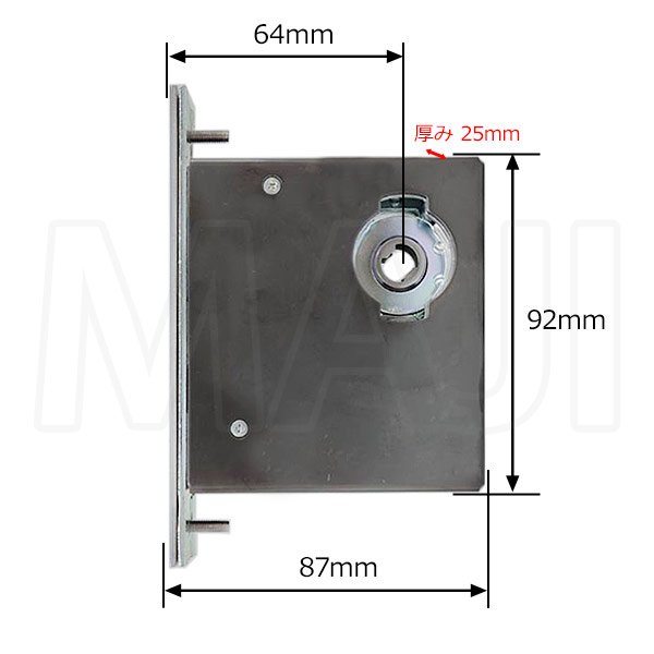画像2: Clavis CDS　鎌式デッド　本締錠用　ロックケース (2)