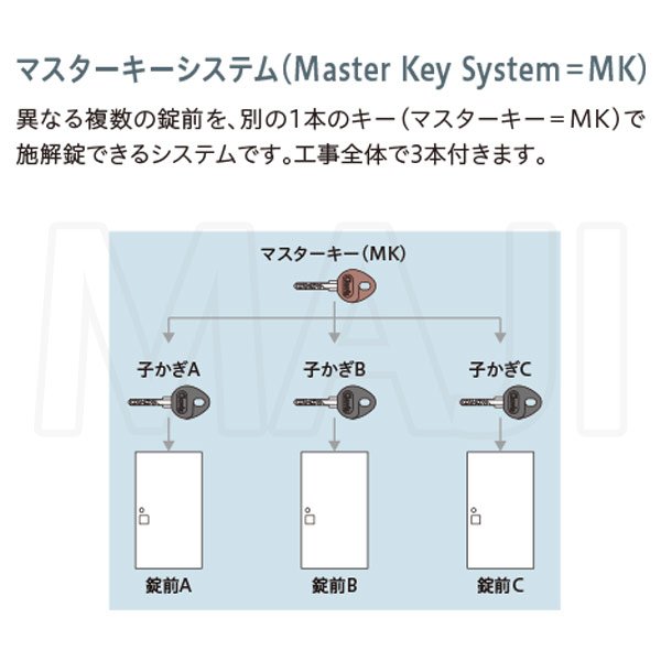 画像2: Clavis,クラヴィス,クラビス　F22シリンダー　マスター装置加算料 (2)