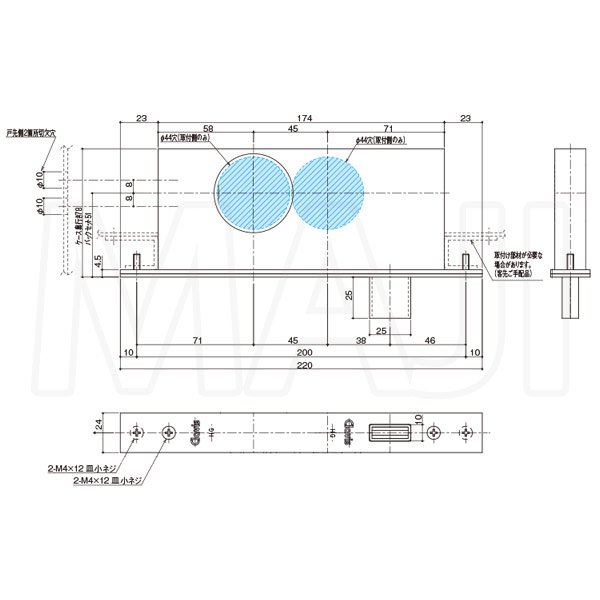 画像4: Clavis HG　エンジンドア用錠　ロックケース (4)
