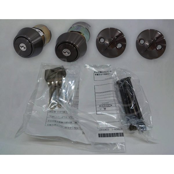 画像3: MIWA LZSP,TE-07 YKK向けOEM サロ Tシリーズ U9 2個同一シリンダー HH-J-0533U9 ブラック色 (3)