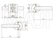 画像2: HINAKA,日中製作所　GIA　レバーハンドル錠　32A-O　空錠 (2)