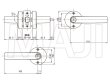 画像2: HINAKA,日中製作所　GIA　レバーハンドル錠　32A-W　表示錠 (2)