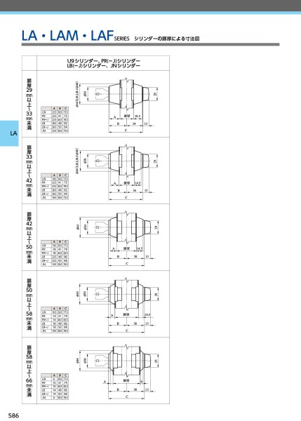 画像6: MIWA、美和ロック LAシリーズ レバーハンドル錠 (6)