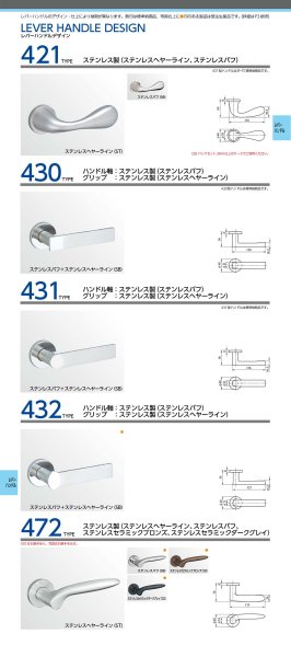 画像12: MIWA、美和ロック　LOシリーズ　レバーハンドル空錠 (12)