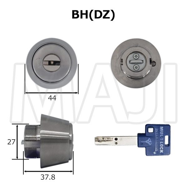 画像3: MUL-T-LOCK,マルティロックJ MIWA,美和ロック LA/BH(DZ)交換用 2個同一 (3)