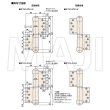 画像3: 日東工器（デンセイ）　オートヒンジ丁番型　100シリーズ　133-PC型　右勝手(R)/左勝手(L) (3)