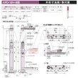 画像2: 日東工器（デンセイ）　オートヒンジ中心吊型　AFDシリーズ　AFD-12H-B型　右勝手(R)/左勝手(L) (2)