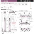 画像2: 日東工器（デンセイ）　オートヒンジ中心吊型　AFDシリーズ　AFD-22-B型　右勝手(R)/左勝手(L) (2)