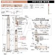 画像2: 日東工器（デンセイ）　オートヒンジ中心吊型　AFDシリーズ　AFD-22-M型　右勝手(R)/左勝手(L) (2)