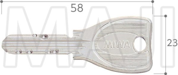 画像3: MIWA 08FESP,DVF　YKK向けOEM　ヴェナート[VED]　PS　2個同一蓄光シリンダー　HH-5K-11383 (3)