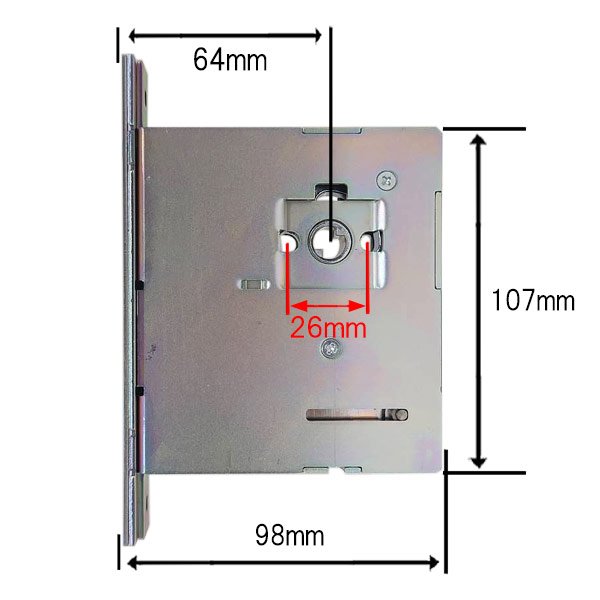 画像2: GOAL,ゴール トステム向け TGG QDA-344 ロックケース (2)