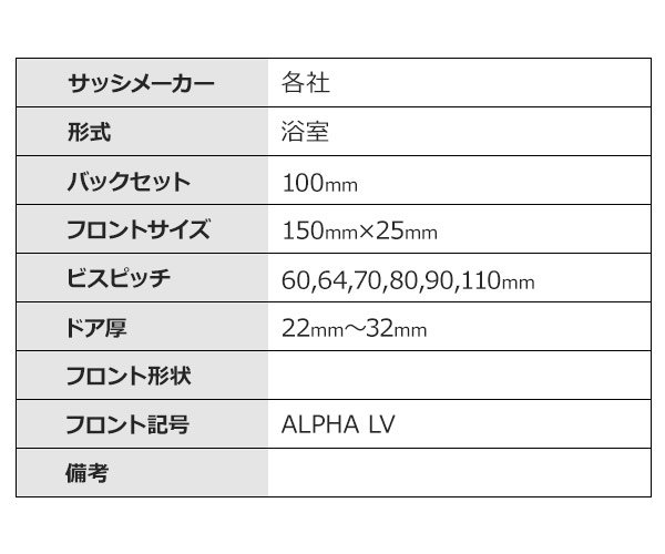 画像2: 各社向け　ALPHA LV　浴室錠　玉座　R-48 (2)